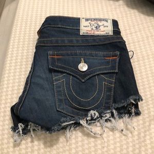 True religion shorts